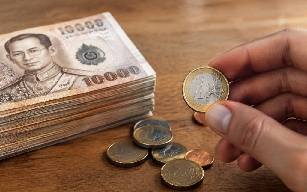 1 € en baht : quel est le taux de change et combien recevez-vous ?