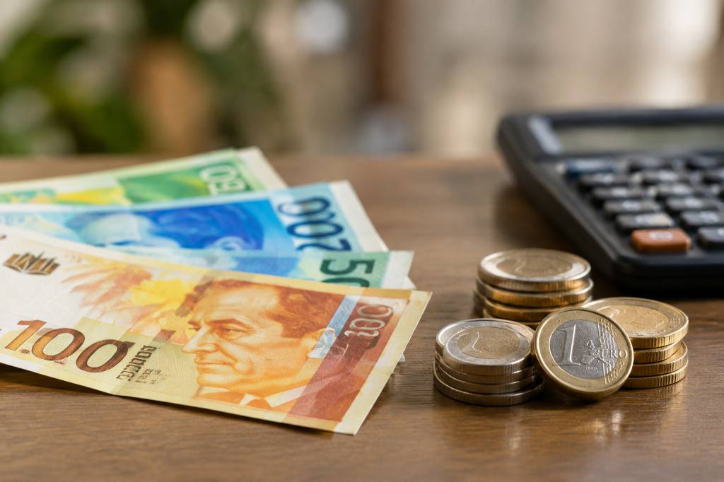 1 shekel en euro : taux de change et conversion en euros