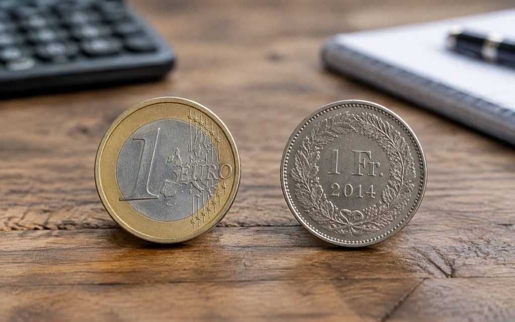 1 euro en chf : quel est le taux de change actuel ?