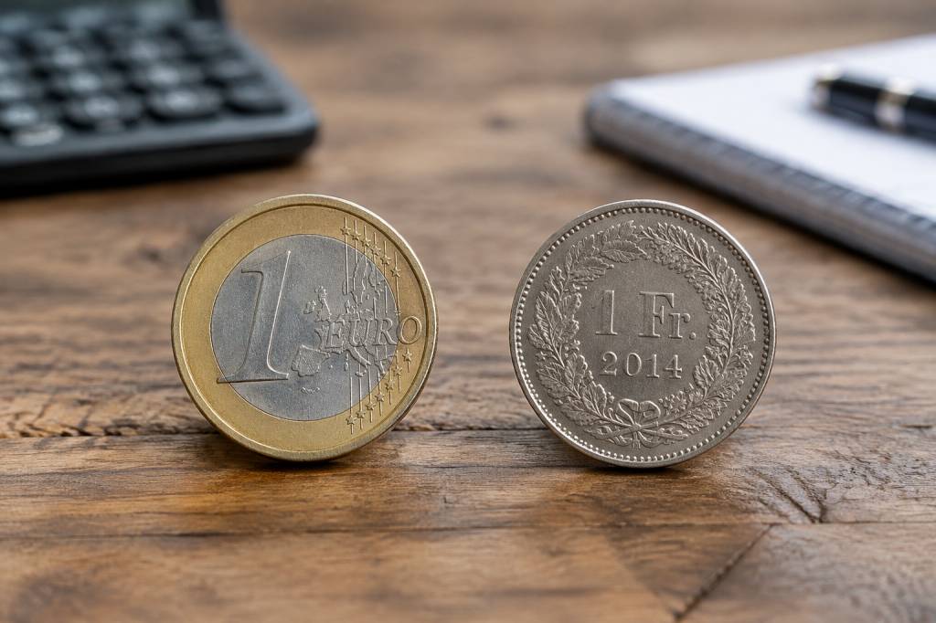 1 euro en chf : quel est le taux de change actuel ?