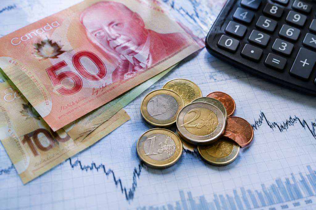 1 CAD en euro : conversion du dollar canadien en euros et taux de change actuel