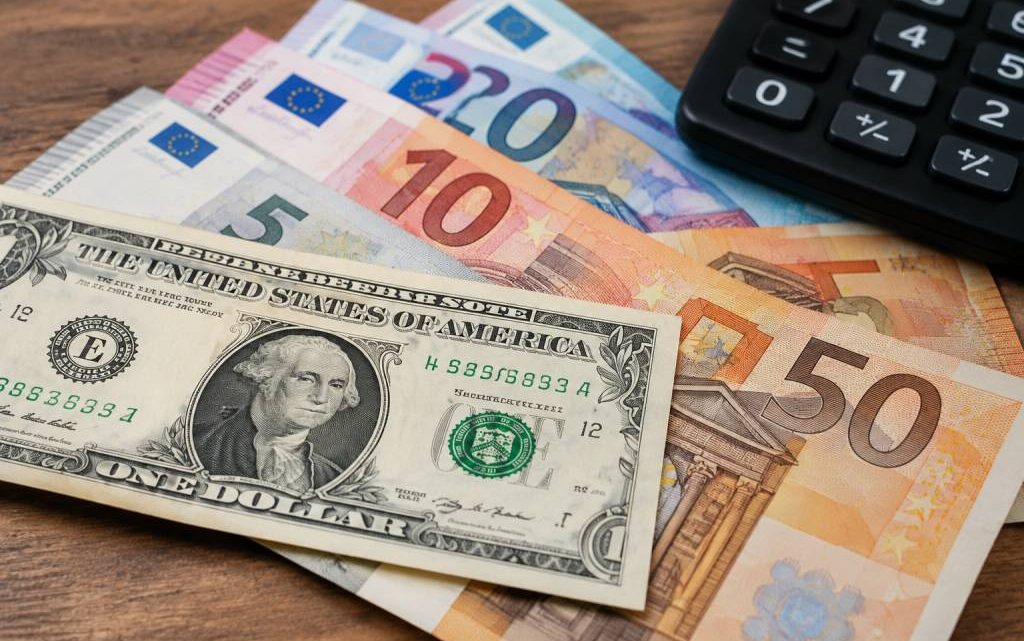 1 dollar en euros : quel est son montant selon le taux de change du jour ?